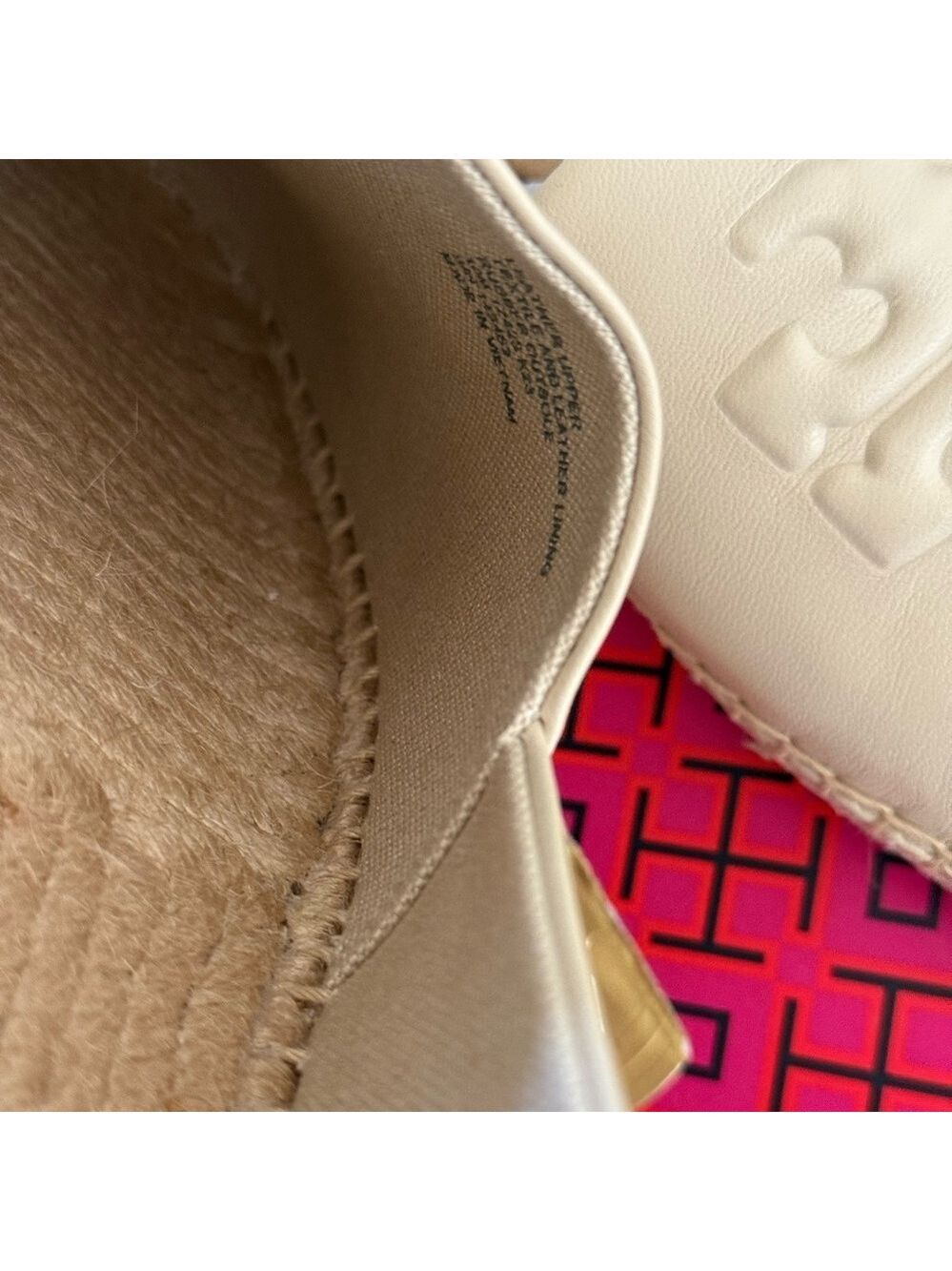 New Tory Burch  Dulce EVERLY LEATHER ESPADRILLE
NEVADA RETRO - Picture 7 of 12